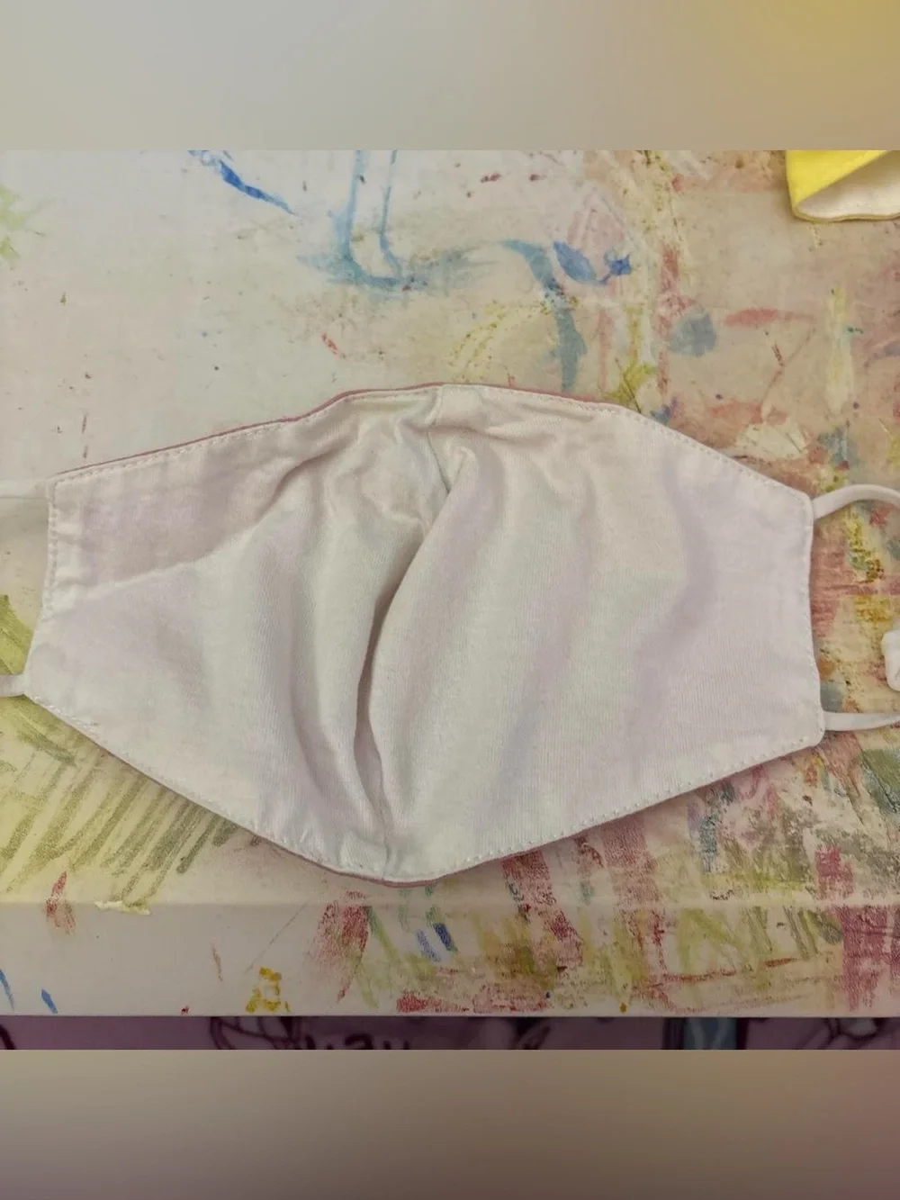 Yellow and Pink Adult Face Mask set